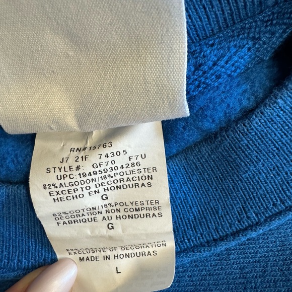 Men’s Champion Crew Neck Sweat Shirt size L - Picture 2 of 3